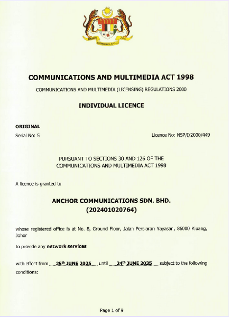 NSP License